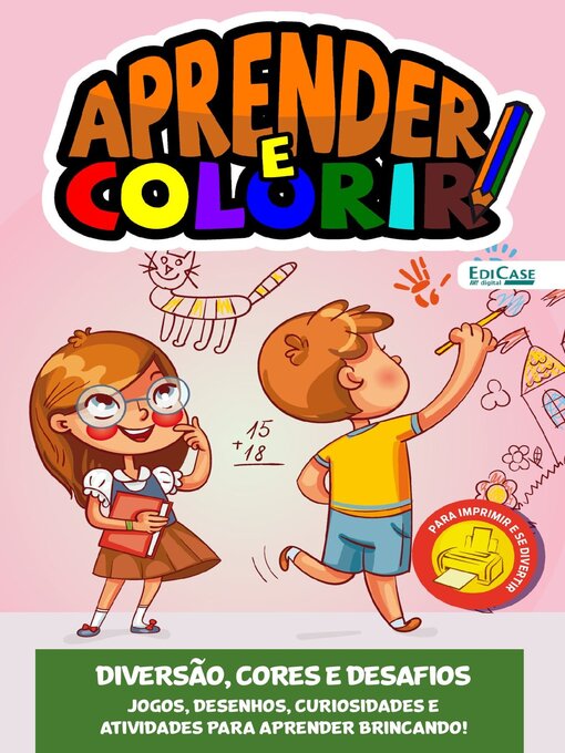 Cover image for Aprender e Colorir